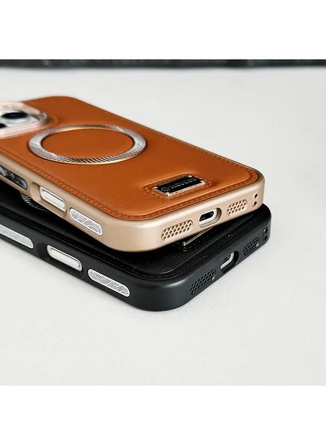 Purple iPhone 13 Case With 2 Tempered Glass Screen Protectors And Magnetic Ring - Image 4